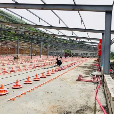 Dia 45mm دستگاه مرغداری فولاد گالوانیزه برای محصولات جوجه های گوشتی